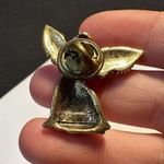 Angel Signed Camco Brooch Tack Pin Gold Tone Photo 6