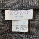 XOXO Grayish Brown Plaid Houndstooth Print Mini Skirt Photo 7
