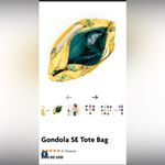 Lug Gondola SE Large Yellow Zippered Tote Bag Floral Bouquet Fabric NWOT Photo 9