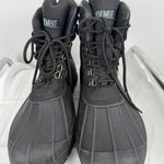 Khombu  Black Lace-Up Boots Photo 0