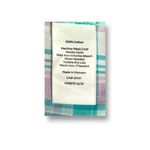 Talbots XS Pink Teal Plaid Button Up Cotton Shirt Long Sleeve Work Preppy NWT Photo 7