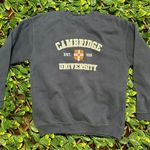 Cambridge University Navy Crewneck Sweater Size Large Blue Photo 2