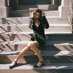 ZARA Black Satin Dress Photo 2