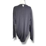 Vintage 90s Marisa Christina Black Knit Crewneck Crest Coat of Arms Sweater Blue Size M Photo 4