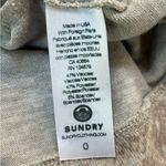 Sundry Snakeskin Print Drapey Long Sleeve Pullover Sweatshirt Sweater Neutral XS Photo 4