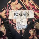 Vintage Bogari 100% Silk Windbreaker Bomber Jacket Women’s Size 2X Red Retro Zip Photo 2