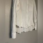 Mittoshop  White Linen Button Down Top Photo 4