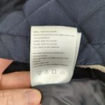 Laundry by Shelli Segal Laundry Shellie Segal Navy Blue Quilted Jacket Women Medium Faux Fur Hood Casual Photo 8