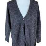 Free People  Striped Knit Cardigan Sweater Oversized Slouchy‎ Boho Cozy XS Photo 0