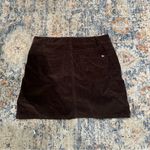 Vineyard Vines  by Shep & Ian Women's Size‎ 6 Chocolate Brown Corduroy Mini Skirt Photo 1