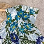 The Vermont Country Store Cotton Shortsleeve Muumuu Hawaiian Midi Dress Floral L Green Size L Photo 6