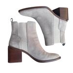 Vince Camuto Kreshna Chelsea Suede Booties Size 8 | Block Heel Ankle Boots Photo 1