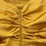 For Love & Lemons DREW Satin Mini Corset Empire Waist Elegant Off-Shoulder Dress Photo 3