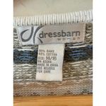 DressBarn Long Sleeve Fair Isle Cardigan Sweater Cotton Multi Women's Plus 14/16 White Photo 3