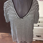 We The Free Take Me striped oversized shirt Photo 0