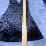 Free People Black Velvet Tank Top Small Babydoll Lace Romantic Whimsy Fairycore Photo 4