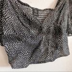 Urban Outfitters  Twist Front Puff Sleeve Blouse Size Large Photo 6