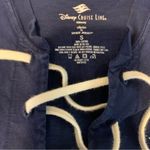 Disney  Spirit Jersey Cruise Sz Small Navy Blue W/Laces Photo 3