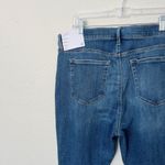 Loft [] The Skinny High Rise Dark Wash Raw Hem Jeans NWT Size 33/16 Petite 16P Photo 7