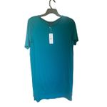 Eileen Fisher NWT Fine Tencel Stretch Jersey Tunic Dress Green Size M Photo 3