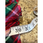 Victoria's Secret Women's  Red Green Plaid Chemise M Photo 3