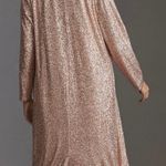 Anthropologie NWT Mare Mare Sequin Duster in Rose Color, Size S Photo 2
