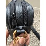 Field Manor Faux Leather Crossbody Bag Double Zip Compartment Square Shape NWOT Black Photo 3