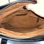 Patricia Nash Red Gold Paisley Leather Satchel Bag Tote Tassel Photo 3