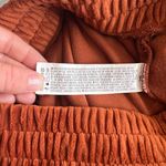 Forever 21 Velour Burnt Orange Soft Comfy High Waist Shorts Photo 8