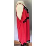 Cacique  Sexy Nightie Sz 22/24 Red Black Lace Slip Dress Honeymoon Cocktails Photo 1