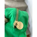 Stoney Clover Lane Stoney Clover "Avocado" Kelly Green Gold Zip BG Pearl Monogram Large Pouch Photo 1