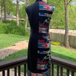 Phoebe Couture  size 6 dress fitted color block multicolored  Ruched EUC Photo 3