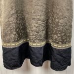 Anthropologie  Moulinette Soeurs Silk Imprint Sleeveless Dress Coral Olive Size 4 Photo 6