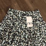 ZARA SALE‼️ NWT GREEN FLORAL SKIRT WITH ATTACHED SHORTS Photo 4