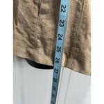 Liz Claiborne Studio By Liz‎ Claiborne Camel Color Long Sleeve Suede Button Up Jacket Size L Photo 2