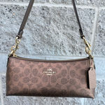 Coach  Charlotte Shoulder Bag In Signature Canvas ccl40 Photo 0