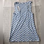 Fossil  Polka Dot Tank Top white blue sheer racerback women’s‎ small Photo 1