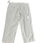 Gap NWT  White Chino Capri Straight Leg size 10 NWT Photo 1