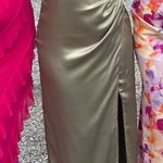 Show Me Your Mumu  Jodie Moss Green Dress Luxe Satin Photo 1