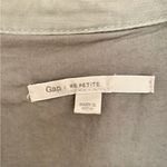 Gap Gray Utility Military Cinch Waist Jacket Coat XS Photo 8