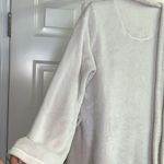 Victoria's Secret Victoria’s Secret Ivory Cozy Plush Long Sleeve Long Robe with Pockets Belt- Med Photo 10