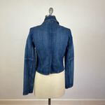 Free People Denim Military Band Jacket Photo 5