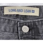 Gap  Jeans Size 34" Tall Long & Lean Flare Leg Stretch Black Denim Button Fly Photo 3