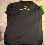 2025 macaron Automobili Lamborghini Squadra Corse Women's Team Polo Shirt NWOT Black Size M Photo 6