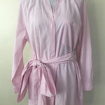 ZARA  Light Pink Striped Women's Robe Photo 0