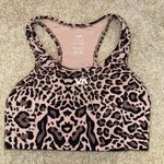 RVCA  Sports Bralette Leopard Animal Print Super Strappy Pull-On Bra S Photo 0