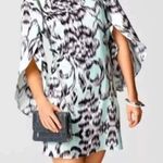 An Original Milly of New York Mint Green Silk Flutter Sleeve Dress Size 12 Large Black Photo 0