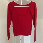 White + Warren CASHMERE BALLET NECK‎ TOP IN CRIMSON Red Size M Photo 3