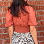 Abercrombie & Fitch boho orange blouse sz xxs Photo 1