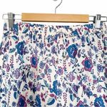 Joie NWT  Floral Crop Top & Wide Leg Boho Pant Set Blue Purple Women’s Size Small Photo 10